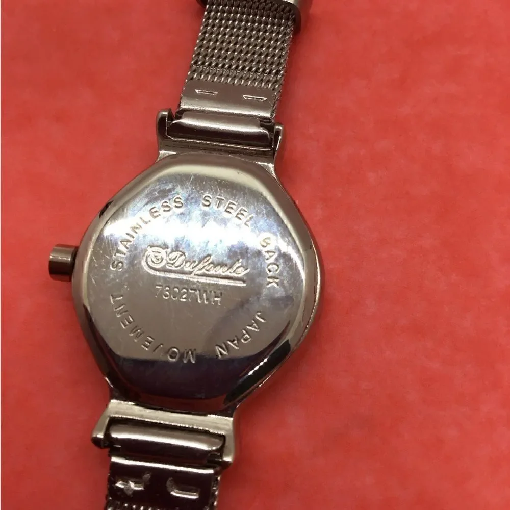 Vintage Dufonte Silver Tone Watch